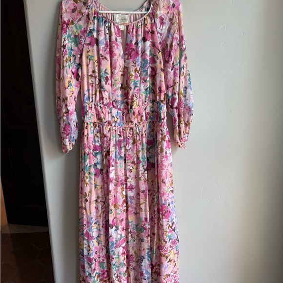 Shoshanna Taura Ruched Floral-Print Dress - Picture 3 of 4